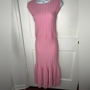 RACHEL COMEY NWT Sample Pink Swing Sleeveless Dress.